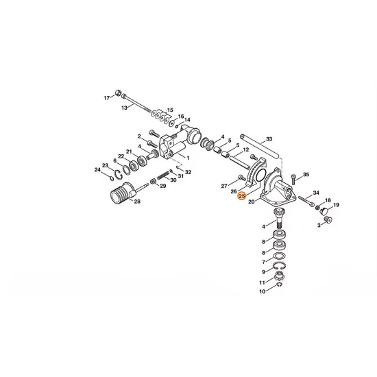 STIHL  Pierścień uszczelniający 30x3,5 9645 945 7845